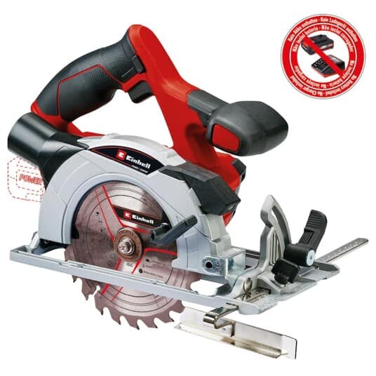 Einhell Te-Cs 18/150 Li - Solo, Tre, Sort, Rød, Aluminium, 15 Cm, 4200 Rpm, 4,8 Cm - Solo