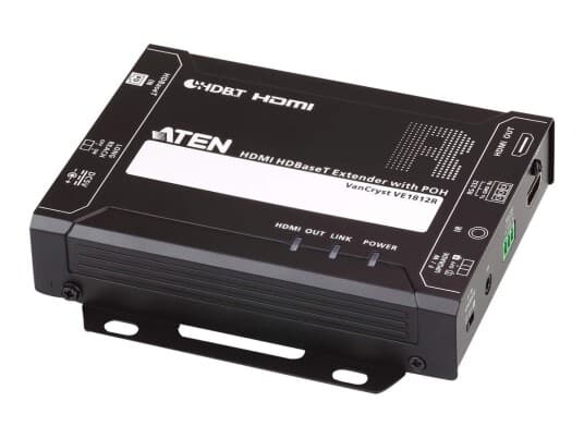 Aten Vancryst Ve1812r Hdmi Hdbaset Receiver With Poh - Video/Lyd/Infrarød/Seriell-Utvider - Mottaker - Hdbaset - Opp Til 150 M