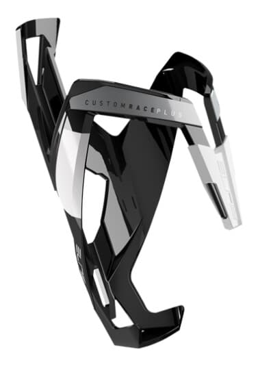 Elite Custom Race Plus Bottle Holder, Black/White