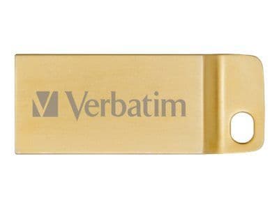 Verbatim Metal Executive - Usb-Flashstasjon - 16 Gb - Usb 3.0 - Gull