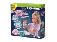 Ses Creative Explore Growing Crystals And Gemstones, 8 År, Flerfarget