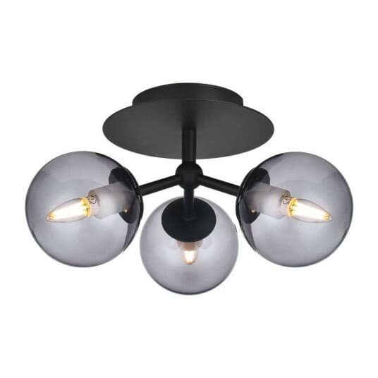 Halo Design - Atom Trio Taklampe Smoke