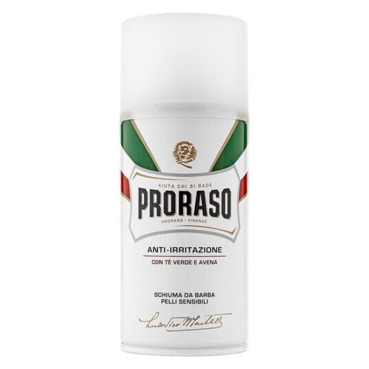 Proraso Proraso White Shaving Foam Recommended For Sensitive Skin 300 Ml