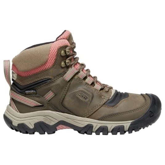 Women's Trekking Shoes Ridge Flex Mid Wp Timberwolf/Brick Dust Size 38 (Ke-1024921)