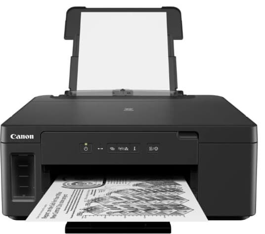 Canon Pixma Gm2050 - Skriver - S/H - Dupleks - Ink-Jet - Påfyllbar - A4/Legal - 600 X 1200 Dpi - Inntil 13 Ipm - Kapasitet: 350 Ark - Usb 2.0, Lan, Wi-Fi(N)