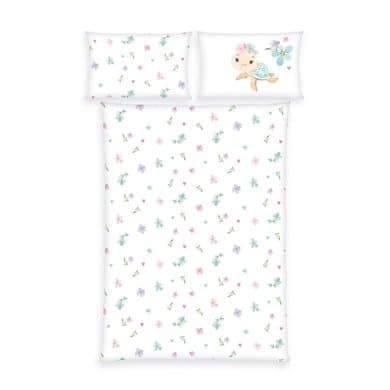 babybest®flanellsengetøy Little Turtle 100 x 135 cm