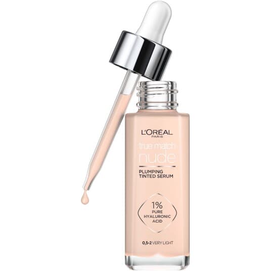 L’Oreal Paris True Match Nude - Plumping Tinted Serum - Fluid 0,5-2 Very Light 30Ml