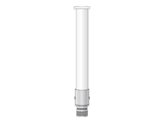 Cisco Aironet Dual Band Omni Antenna - Antenne - 7 Dbi (For 5 Ghz), 4 Dbi (For 2,4 Ghz) - Rundtstrålende - Utendørs