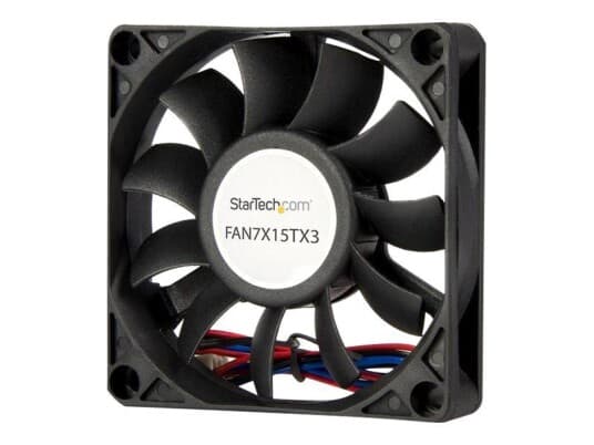 StarTech 70x15mm Replacement Ball Bearing Computer Case Fan w/ TX3 Connector - 3 pin case Fan - TX3 Fan - 70mm Fan (FAN7X15TX3) - kabinettvifte