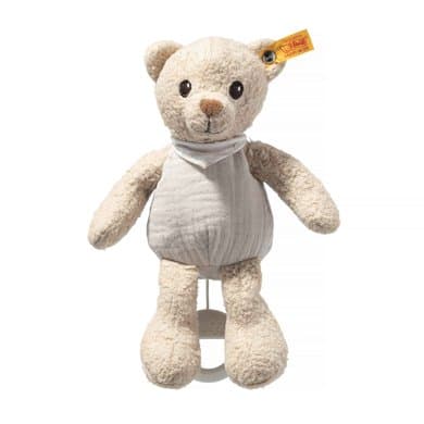 Steiff Teddybjørn Noah spilledåse beige, 23 cm GOTS