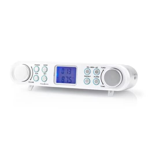 Nedis Rdfm4000wt, Digitalt, Fm, 87,5 - 108 Mhz, 1,5 W, Lcd, 5,08 Cm (2")