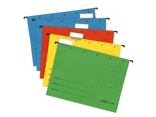 Herlitz 5874656, Fotoark Kartong, Assorterte Farger, 5 Stykker