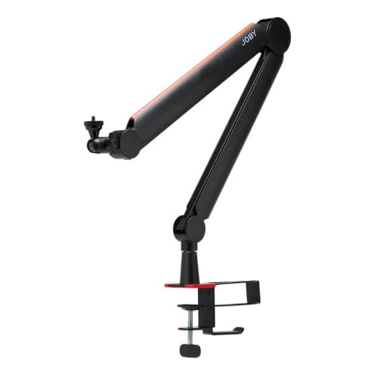 Joby Wavo Boom Arm, Boom-Mikrofonstativ, Skrivebordsmontering, Sort, Aluminium, Plast, 1/4", 46,6 Cm