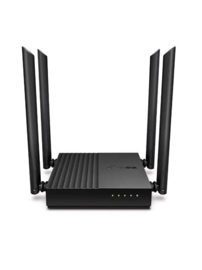 Tp-Link Archer C64, Wi-Fi 5 (802.11Ac), Dobbelbånd (2.4 Ghz / 5 Ghz), Ethernet/Bredbåndsforbindelse, Sort, Frittstående Router