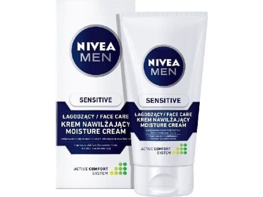 Nivea For Men Sensitive - Łagodny Krem Do Twarzy 75Ml