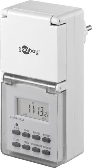 Goobay Digital Timer - Automatisk Strømsvitsj - Ac 230 V - Hvit