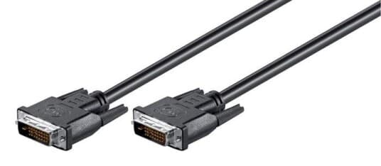 Wentronic - Dvi-Kabel - Dobbeltlenke - Dvi-D (Hann) Til Dvi-D (Hann) - 2 M