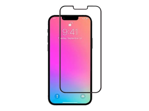 Screenor Privacy 360 - Skjermbeskyttelse For Mobiltelefon - Glass - Rammefarge Svart - For Apple Iphone 13, 13 Pro