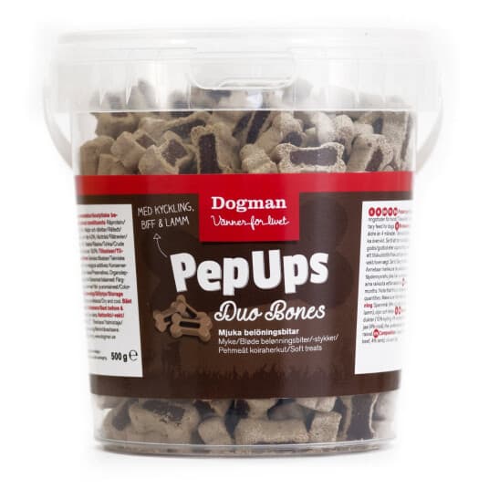 Dogman Pep Ups Duo Bones 500G