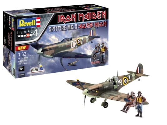 Revell Spitfire Mk.Ii, Flymodell Med Fastvinge, Monteringssett, 1:32, Spitfire Mk.Ii, Hankjønn, Plast