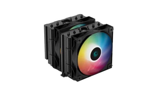 Deepcool Ag620 Bk Argb - Prosessorkjøler - (For: Lga1155, Lga2011, Lga1150, Lga2011-3, Lga1151, Am4, Lga2066, Lga1200, Lga1700, Am5) - 120 Mm - Svart