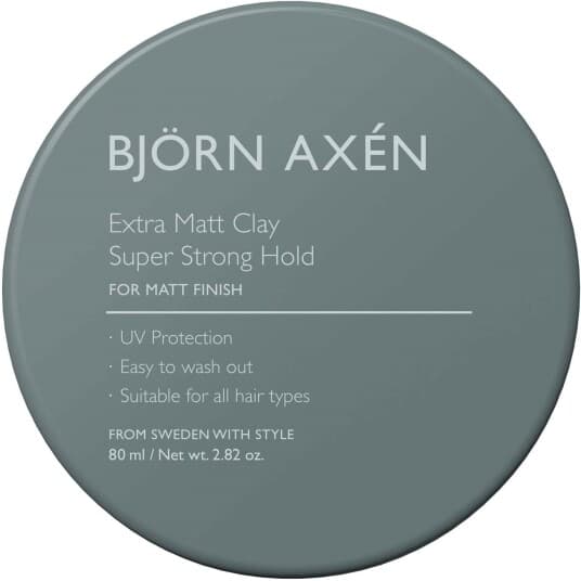 Bjorn Axen_Extra Matt Clay Super Strong Hold Matt Og Nærende Hårleire 80Ml