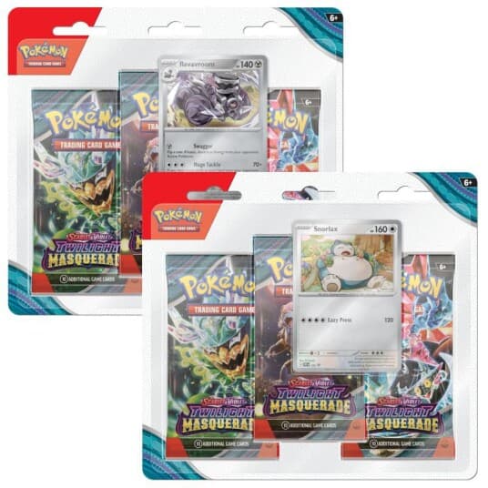 Pokémon Pokemon 3-Pack Blister - Scarlet & Violet Twilight Masquerade - Assorted