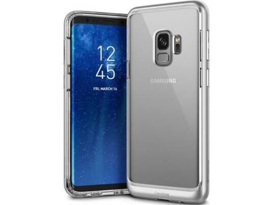 Caseology Caseology Skyfall Case - Case For Samsung Galaxy S9 (Silver)