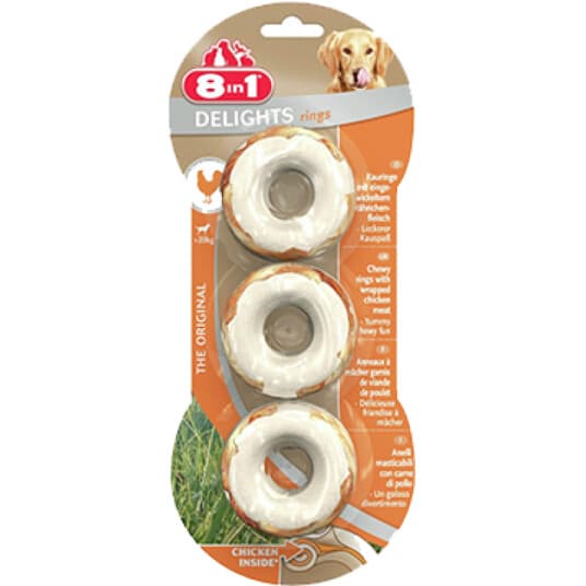 8 In 1 8In1 Delights Rings, 3 Stk - (6 Pk/Ps)