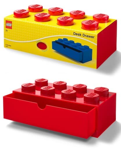 Lego Lego Skrivebordsskuff 8 Rød