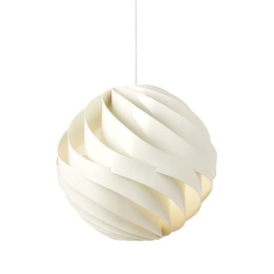 GUBI Turbo taklampe blank Ø 62 cm Alabaster white