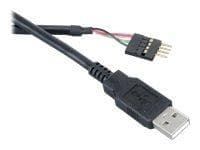 Akasa Exusbie-40 - Usb-Kabel - Usb (Hann) - Usb 2.0 - 40 Cm - Svart