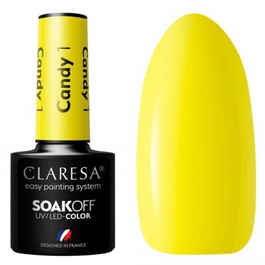 Claresa Claresa Soak Off Uv/Led Candy Hybrid Varnish 1 5G