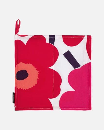 Marimekko gryteklut Pieni Unikko white, red