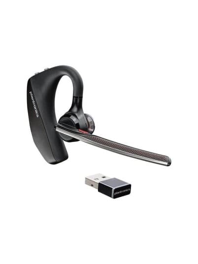 Poly Voyager 5200 Uc Usb-A Headset + Bt600-Dongel Taa, Trådlös, Kontor/Callcenter, 100 - 20000 Hz, 20 G, Headset, Svart