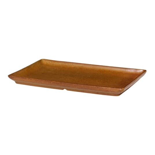 Broste Copenhagen Eli tallerken 17,6x20 cm Caramel brown