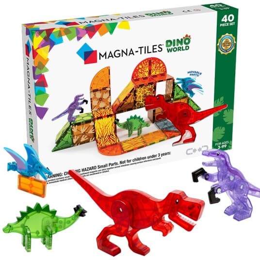 Magna-Tiles - Dino World 40 pcs set - (90232)