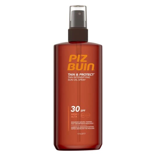 Piz Buin Tan & Protect Tan Accelerating Oil Spray Spf30 150Ml