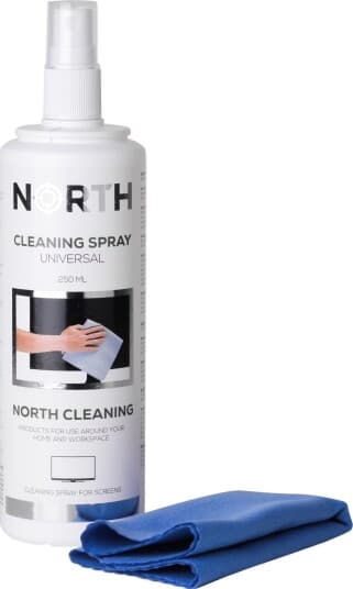 NORTH Cleaning Kit for TV Fluid 250ml and Cleaning Cloth