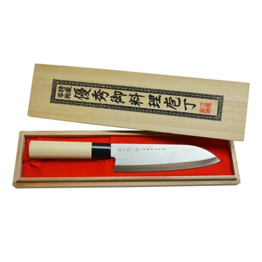 Satake Houcho kokkekniv i balsaboks 17 cm