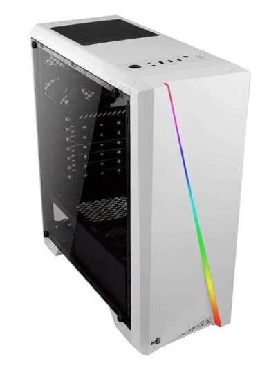 Aerocool Cylon - Miditower - Hvid Atx / Micro Atx / Mini-Atx