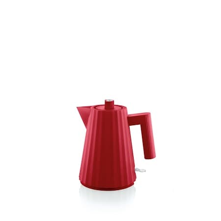 Alessi MDL06 Plissé vannkoker 1 liter, rød