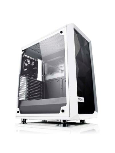 Fractal Design Meshify C - TG Midi Tower Gjennomsiktig, Hvit