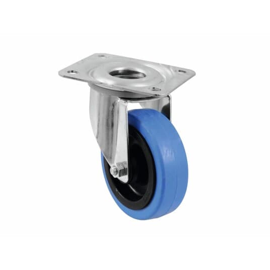 Roadinger Lenkrolle 100Mm Blue Wheel Hellblau (30004005)