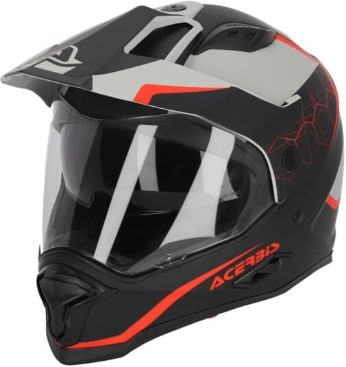 Acerbis Adventurehjelm  Reactive Svart-Rød