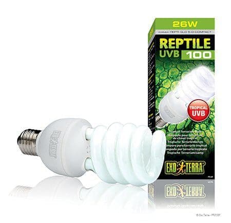 Exoterra - Reptile Uvb 100 Fluorescerende Lampe 25W E27 -(220.1871)