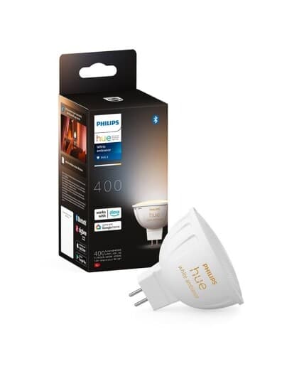 Philips Hue White Ambiance - Led-Pære For Søkelys - Form: Mr16 - Gu5.3 - 5.1 W - Klasse G - Varm Til Kjølig Hvitt Lys - 2000-6500 K