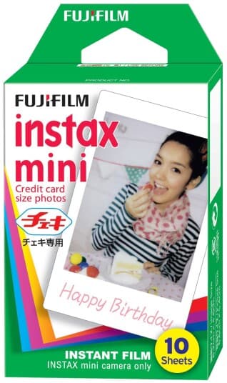 Fujifilm Instax Mini - Hurtigvirkende Fargefilm - Iso 800 - 10 Eksponeringer