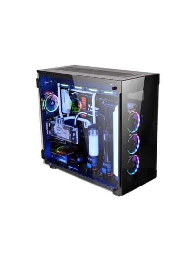 Thermaltake View 91 - Tempered Glass Rgb Edition - Tower - Xl-Atx - Sidepanel Med Vindu (Herdet Glass) - Ingen Strømforsyning (Ps/2) - Svart - Usb/Lyd