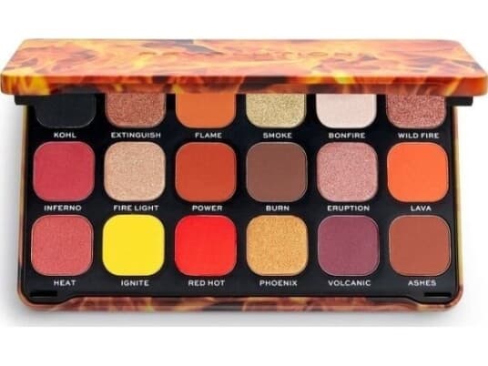 Makeup Revolution Paleta Øyenskygge Forever Flawless Fire